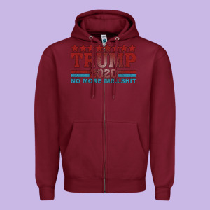 Trump 2020 Zipper Hoodie Designed By Bettercallsaul