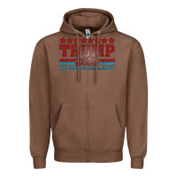 Chestnut TRUMP 2020 Zipper Hoodie - Bettercallsaul
