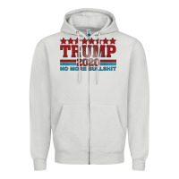 Dove Grey TRUMP 2020 Zipper Hoodie - Bettercallsaul