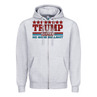 Heather Grey TRUMP 2020 Zipper Hoodie - Bettercallsaul