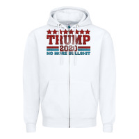 White TRUMP 2020 Zipper Hoodie - Bettercallsaul