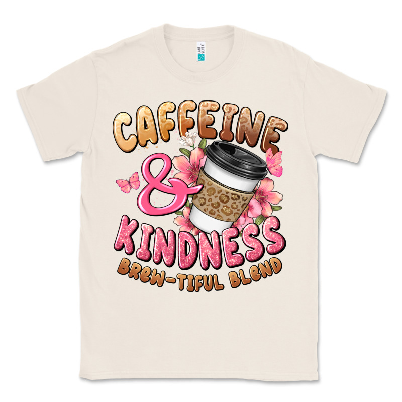 Caffeine And Kindness Brewtiful Blend Classic Tee by JahusDesignShop | Teevron