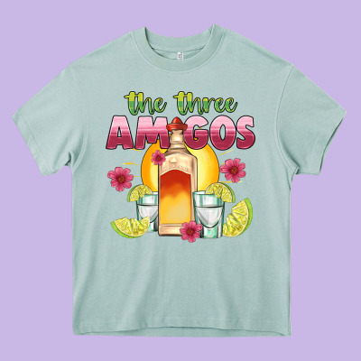 The Three Amigos Heavy Core Tee Designed By Jahusdesignshop