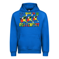 Cobalt It's okay to be different Autism Urban Hoodie - FaDigitalArtStudio