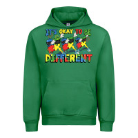 Emerald It's okay to be different Autism Urban Hoodie - FaDigitalArtStudio