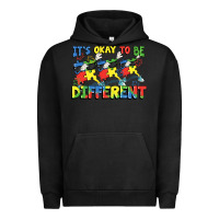 Pigment Black It's okay to be different Autism Urban Hoodie - FaDigitalArtStudio