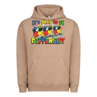 Pigment Burro It's okay to be different Autism Urban Hoodie - FaDigitalArtStudio