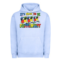 Pigment Grape Ice It's okay to be different Autism Urban Hoodie - FaDigitalArtStudio