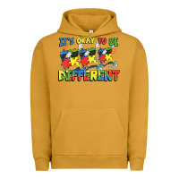 Pigment Peanut Butter It's okay to be different Autism Urban Hoodie - FaDigitalArtStudio