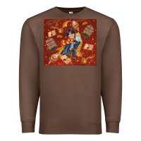 Chestnut wizard boy with magic items Premium Sweatshirt - TumblerDesignByShophia