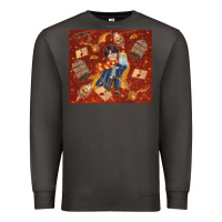 Smoke wizard boy with magic items Premium Sweatshirt - TumblerDesignByShophia