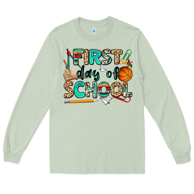 First Day Of School Long Sleeve Tee by NancyCooperArtShop | Teevron