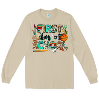 Mushroom first day of school Long Sleeve Tee - NancyCooperArtShop