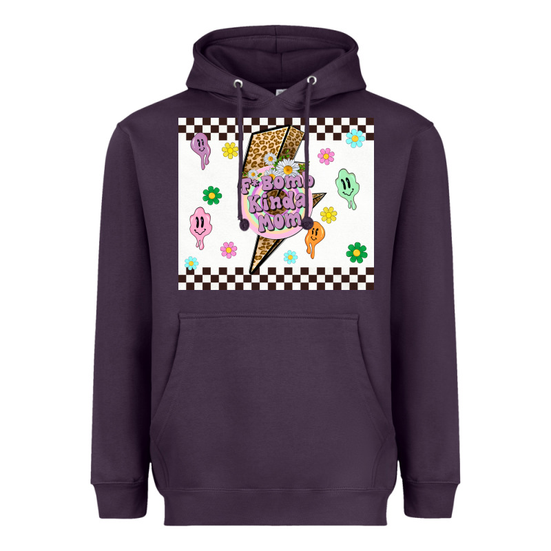 F Bomb Kinda Mom Heavyweight Hoodie by TumblerDesignByShophia | Teevron