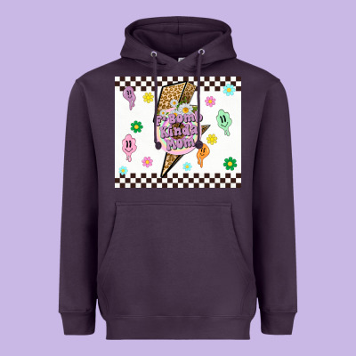 F Bomb Kinda Mom Heavyweight Hoodie Designed By Tumblerdesignbyshophia