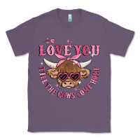 Lavender love you till the cows come home Classic Tee - MaliasSmallBusiness