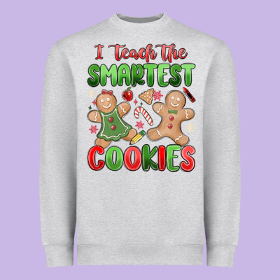 Teach The Smartest Cookies Heavyweight Sweatshirt Designed By Maliassmallbusiness