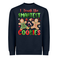 Navy teach the smartest cookies Heavyweight Sweatshirt - MaliasSmallBusiness