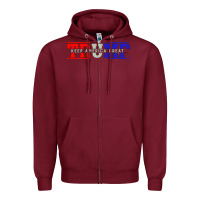 Burgundy Trump 2020 Zipper Hoodie - Bettercallsaul