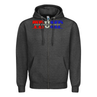 Charcoal Heather Trump 2020 Zipper Hoodie - Bettercallsaul