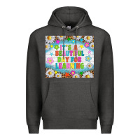 Charcoal Heather It's a beautiful day for learning tumblr Premium Hoodie - TumblerDesignByShophia