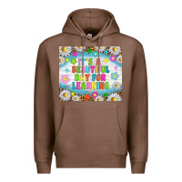 Chestnut It's a beautiful day for learning tumblr Premium Hoodie - TumblerDesignByShophia