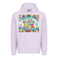 Lilac It's a beautiful day for learning tumblr Premium Hoodie - TumblerDesignByShophia