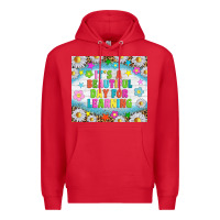 Red It's a beautiful day for learning tumblr Premium Hoodie - TumblerDesignByShophia