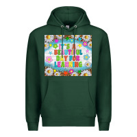 Sports Green It's a beautiful day for learning tumblr Premium Hoodie - TumblerDesignByShophia