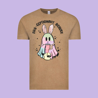 Egg Ceptionally Boujee Vintage Tee Designed By Maliassmallbusiness