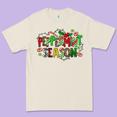 Peppermint Season Premium Tee Designed By Adodesignshop