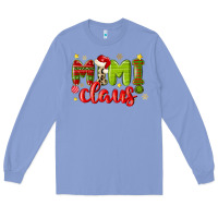 Colony Blue mimi claus Long Sleeve Tee - MaliasSmallBusiness
