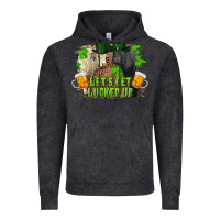Let's Get Lucked Up Charolais And Black Angus Bull Vintage Hoodie | Teevron
