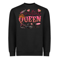 Black crafting queen Heavyweight Sweatshirt - NancyCooperArtShop