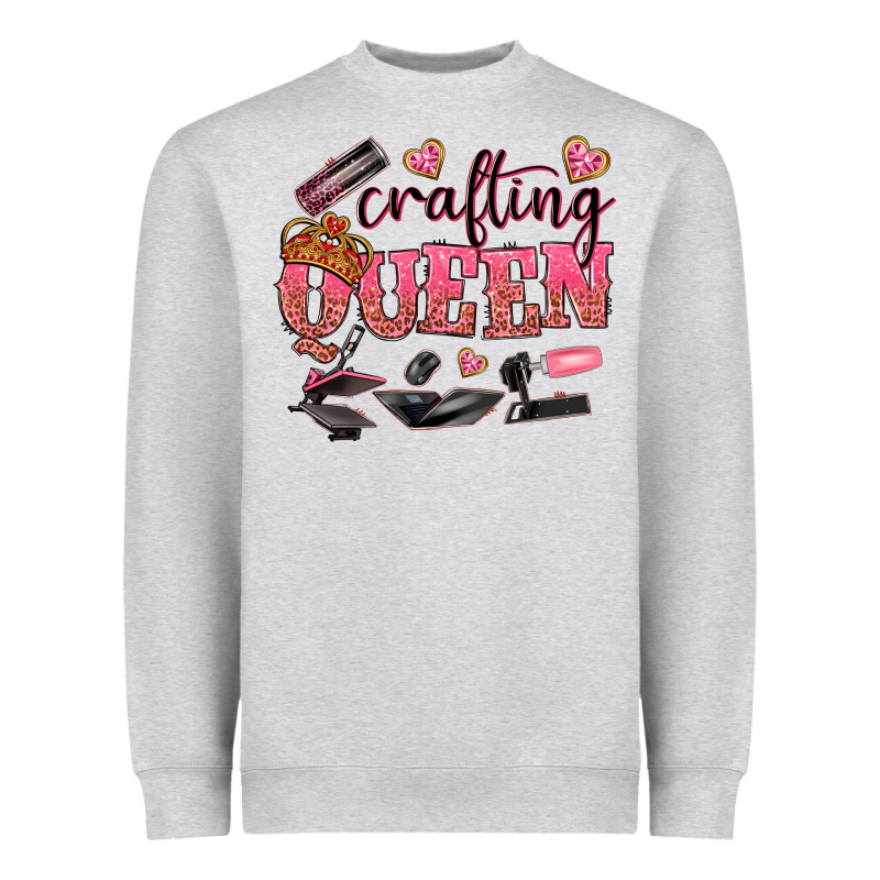 Crafting Queen Heavyweight Sweatshirt by NancyCooperArtShop | Teevron