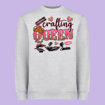 Crafting Queen Heavyweight Sweatshirt Designed By Nancycooperartshop