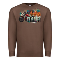 Chestnut Badass Mama motorcycle Premium Sweatshirt - HowdyJamesFarm