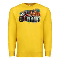 Lemon Badass Mama motorcycle Premium Sweatshirt - HowdyJamesFarm