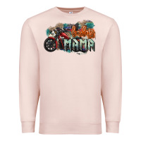 Pale Pink Badass Mama motorcycle Premium Sweatshirt - HowdyJamesFarm