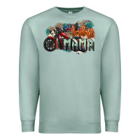 Seafoam Badass Mama motorcycle Premium Sweatshirt - HowdyJamesFarm