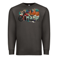 Smoke Badass Mama motorcycle Premium Sweatshirt - HowdyJamesFarm