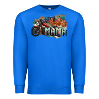 True Royal Badass Mama motorcycle Premium Sweatshirt - HowdyJamesFarm