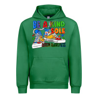 Emerald Be a kind sole Autism Awareness Urban Hoodie - FaDigitalArtStudio