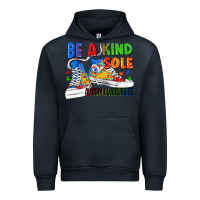 Navy Be a kind sole Autism Awareness Urban Hoodie - FaDigitalArtStudio