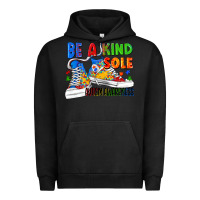 Pigment Black Be a kind sole Autism Awareness Urban Hoodie - FaDigitalArtStudio