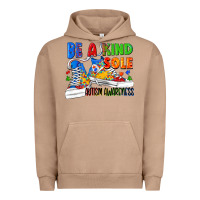 Pigment Burro Be a kind sole Autism Awareness Urban Hoodie - FaDigitalArtStudio
