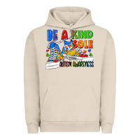 Pigment French Oak Be a kind sole Autism Awareness Urban Hoodie - FaDigitalArtStudio