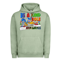 Pigment Oil Green Be a kind sole Autism Awareness Urban Hoodie - FaDigitalArtStudio