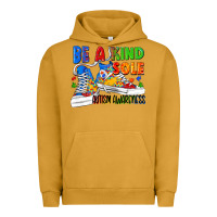 Pigment Peanut Butter Be a kind sole Autism Awareness Urban Hoodie - FaDigitalArtStudio