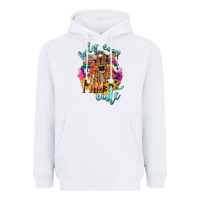 White Holy cow i am cute baby cow Heavyweight Hoodie - HowdyJamesFarm